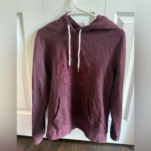 Roots Women's Maroon Hoodie Sweater